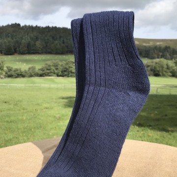 Navy short socks